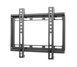 Soporte TV Fijo Negro Acero para Pantallas de 23" a 42", Ideal para Montaje en Pared y optimización de Espacio en el hogar.