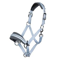 HKM Licol pour Poney Motif Mondiale Bleu Clair
