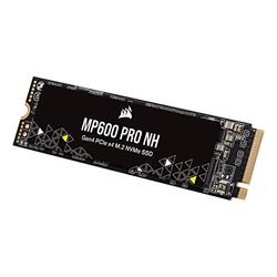 Corsair MP600 Pro NH 4 To Disque SSD M.2 NVMe PCIe Gen4 x4 - Mémoire Haute Densité TLC NAND - M.2 2280 - Compatible DirectStorage - Jusqu’à 7 000 Mo/s – sans Dissipateur de Chaleur - Noir