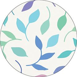 Bonateks, Ronde digitaal bedrukte muismat, antislip onderkant, voor kantoor en thuis, diameter: 22 cm