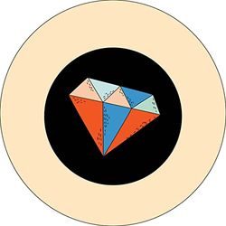 Bonateks, Ronde digitaal bedrukte muismat, antislip onderkant, voor kantoor en thuis, diameter: 22 cm