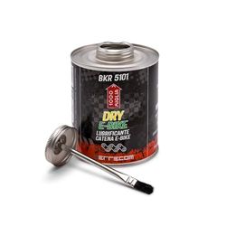 1000 Miglia BKR 5101 E-BIKE DRY Lubrifiant pour Chaîne Vélo Electrique - 900 ml, Conditions de Piste Sèches et Poussiéreuses, formule fluorescente et parfumée, Pot All-In-One avec Brosse incluse