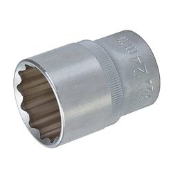 Toolstream HSM224 King Dick Socket 1/2" SD 12pt metrische sleutel, staal