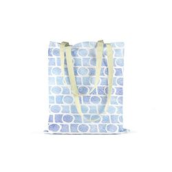 Bonamaison Printed Tote Bag, Reusable Grocery Bag, Shopping Bag, Machine Washable, Foldable, Canvas Cloth Bag with Handles, Size: 34x40 Cm