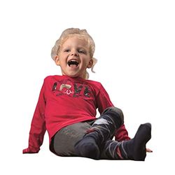 HKM Love Horses Poloshirt kirschrot 104/110