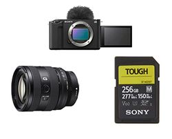 Sony ZV-E1, Cámara vlogging mirrorless Full con Sony Fe 20-70 Mm F4 G y Tarjeta SD de Memoria Flash 256 GB