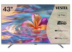 Vestel TiVo 43UT9840 Smart TV, 43 inch, 4K, UHD, met Dolby Vision HDR en Triple Tuner, LED