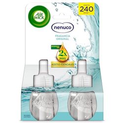 Air Wick Ambientador Eléctrico Fragancia Nenuco, 2 Recambios, El embalaje puede variar
