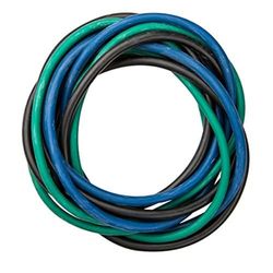 Power Tube SET - Fitness Tube, Cando® weerstandstrainer voor functionele training - verpakking van 3, medium