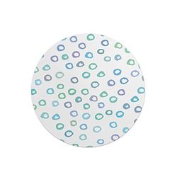 Questo Casa, Tapis de Souris Rond imprimé numérique avec Fond antidérapant pour Bureau et Maison Diamètre 22 cm