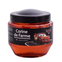 Corine de Farme, Gel Coiffant Fixation Forte 250ml Cars - Tenue Parfaite pour Enfants - Texture Non Grasse et Non Collante - Idéal pour Cheveux Unisexes - Parfum Agréable - Soin Coiffure Durable