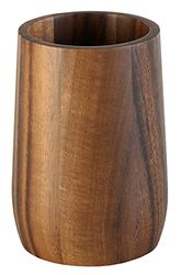 Kleine Wolke Acaia Porte-Brosse à Dents Accessoires Marron Matière : Acacia Longueur 7,5 x Largeur 7,5 x Hauteur 10,8 cm