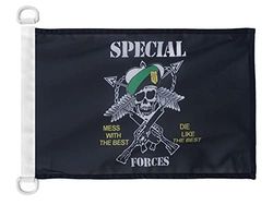 AZ FLAG Nautisk flagga USA Special Forces 45 x 30 cm - amerikansk båt flagga - USA 30 x 45 cm