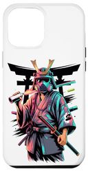 Graffiti Art Elmo Guerriero Samurai Giapponese Custodia per iPhone 12 Pro Max