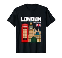 Vintage London T Shirt, London Graphic Tees - London Apparel Camiseta