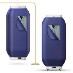 Uten Portátil Secadora de Ropa, 600W Secadora Eléctrica con Temporizador, Doble Uso De Pie y Colgante, para Viajes de Negocios, Dormitorios, Apartamentos y Hoteles