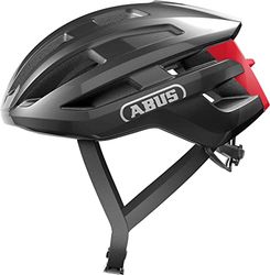 ABUS PowerDome racefietshelm - lichte fietshelm met slim ventilatiesysteem en aerodynamisch profiel - Made in Italy - voor dames en heren - grijs, maat L