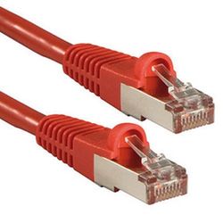 Lindy 47038 Cavo di Rete Patch Cat.6 S/FTP, PIMF 15m, Rosso