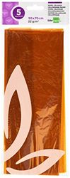 Paper celofan liderpapel 50 x 70 cm 22 g/m2 5 Sheets Bag Yellow