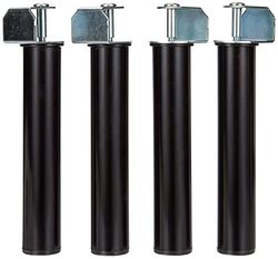 Imex El Zorro Métal, Neutre, Hauteur 270 mm, Ø50 mm, Set 4 Pieds de Canapé
