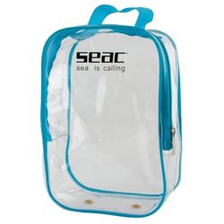SEAC Full Face Mask Bag, Borsa Trasparente in Plastica per Maschera da Snorkeling Integrale