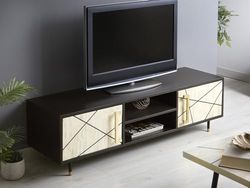 MUEBLE TV MISKA HUESO 140X40X40 CMS. 140x40x40 cms