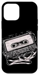 Custodia per iPhone 12 mini 80's Mixed Tape Cassette Tape, retro Gen X amanti della musica