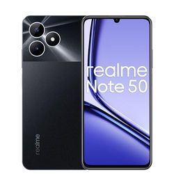 realme Teléfono Móvil Note 50 4G 3+64GB, Pantalla Realista de 90 Hz, Cámara de 13 MP con IA, Cuerpo Ultrafino de 7,99 mm, Gran batería de 5000 mAh, Negro