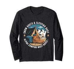 Stivali da neve e sacchi a pelo Alpine Camping Maglia a Manica