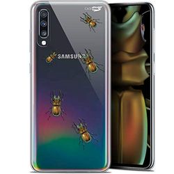 Caseink fodral för Samsung Galaxy A70 (6.7) Gel HD [ ny kollektion - mjuk - stötskyddad - tryckt i Frankrike] Små skalbaggar