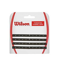 Wilson WRZ535900 Nastro di Piombo Tungsten Tuning Tape, Equilibra il Peso della Testa della Racchetta, Nero