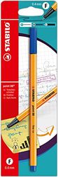 STABILO Felt-Tip Pen Fine Point 88 – Blister Pack of 1 Felt Tip Pen – Blue