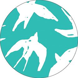 Bonateks, Round Digital Printed Mouse Pad, Non-Slip Base, for Office and Home, Diameter:22cm