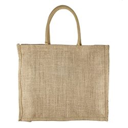 LEVIATAN EKO Jutezak 42x36cm - 100% Jute Shopper, Tas, Jutezak Natuur - Robuust en Groot