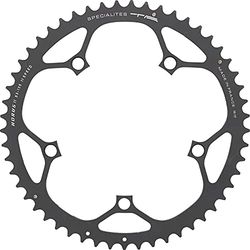 Spécialités TA Unisex's Horus Campagnolo 11 Speed 135PCD Kettingblad, Zwart, 53T Buitenkant