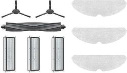 Dreame Kit Accessori per D10s Pro, Inlcude 1x Spazzola Principale, 2x Spazzole Laterali, 3x Filtri e 3x Panni Mop - Originale e Compatibile