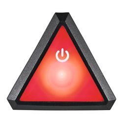 uvex Plug-in LED Xb043 Éclairage - Convient Aux Modèles uvex Quatro et uvex Gravel X - Éclairage Permanent Ou Clignotant - Black-Red - One Size