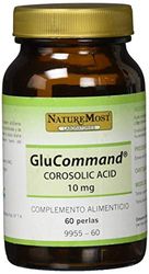 NATUREMOST GLUCOMMAND 10 MG Corosolic Acid 60 Perles, Non Applicable