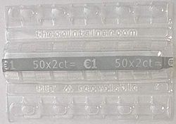 Monetique Pack of 250 Holders for Parts 0,02?