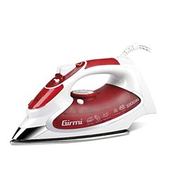 Girmi ST60 Plancha de Vapor 2200 W, Golpe de Vapor 90g/minuto, Capacidad 280cc, Antigoteo, Función Autolimpieza, Suela Acero Inoxidable