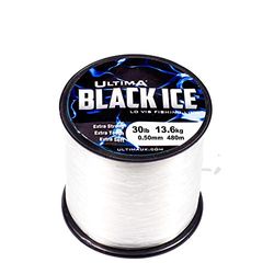 Ultima Black Ice Strong Crystal Clear Sea Fishing Line - Crystal, 0.50 mm - 30.0 lb