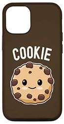 Carcasa para iPhone 13 Galleta Lindo Adorable Kawaii Comida Amor Chocolate Chip Galletas