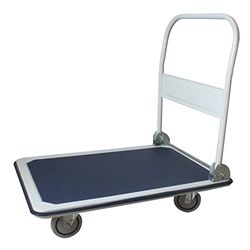 Seco Carretilla de mano de plataforma plegable con ruedas giratorias