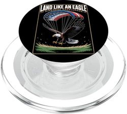 Paracaidista Eagle Heritage Militar Veterano Patriota Orgullo PopSockets PopGrip para MagSafe