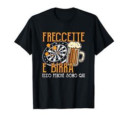 Dardo Divertente Regali Giocatore Di Freccette E Birra Maglietta