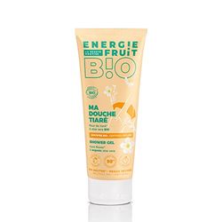 ENERGIE FRUIT | Gel Douche pH Neutre | Certifié BIO par Ecocert | Fleur de Tiaré & Aloe Vera | Vegan | 200ml