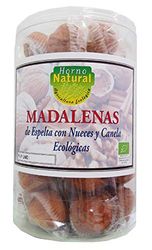 HORNO NATURAL MADALENAS DE ESPELTA con nuez y canela 16x2uds ECO