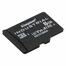 Kingston Industrial microSD - 8Go microSDHC Industrial C10 A1 pSLC carte pack unique sans adaptateur - SDCIT2/8GBSP