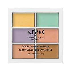 NYX Professional Makeup Paleta de corretores Colour Correcting Palette, 6 cores cremosas e combináveis