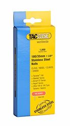 Tacwise 1068 Pregos Brad de aço inoxidável 18 g tipo 180/35 mm, 1000 unidades